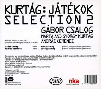 CD György Kurtág: Játékok Selection 2 298678