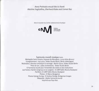 CD György Kurtág: Kafka-Fragmente 444639