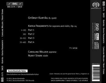 SACD György Kurtág: Kafka Fragments 462353