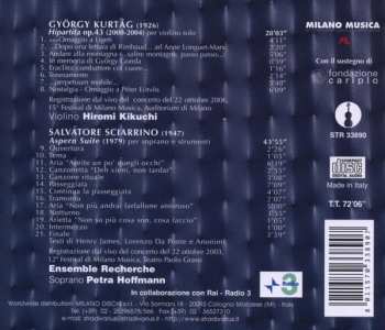 CD György Kurtág: Milano Musica Festival Live, Vol. 4 296298