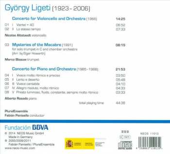 CD György Ligeti: Cello Concerto - Mysteries Of The Macabre - Piano Concerto 367498