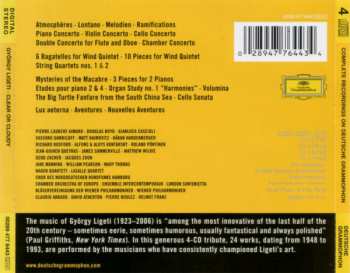 4CD György Ligeti: Clear Or Cloudy - Complete Recordings On Deutsche Grammophon 45406