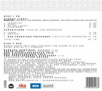 CD György Ligeti: Requiem, Apparitions, San Francisco Polyphony 182720