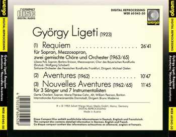 CD György Ligeti: Requiem / Aventures / Nouvelles Aventures 290812