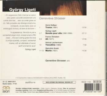 CD György Ligeti: Sonate Pour Alto 326153