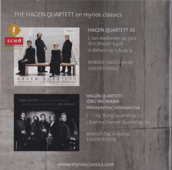 SACD Hagen Quartett: String Quartets Op. 18/3, 18/5 & 135 462124