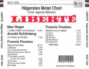 CD Hägerstens Motettkör: Liberté 155140