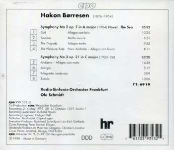 CD Hakon Børresen: Symphonies 2 & 3 116526