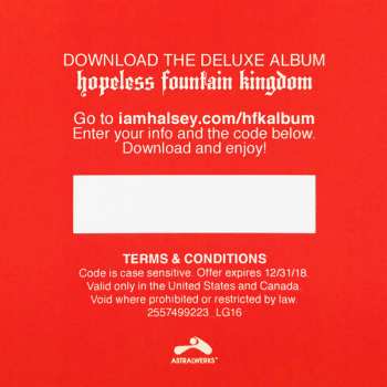 LP Halsey: Hopeless Fountain Kingdom CLR 16471