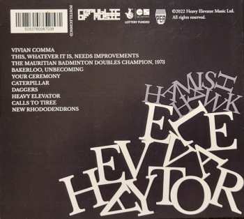 CD Hamish Hawk: Heavy Elevator 428112