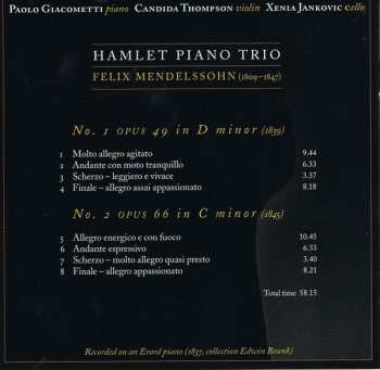 CD Hamlet Piano Trio: Felix Mendelssohn Opus 49 & 66 441210