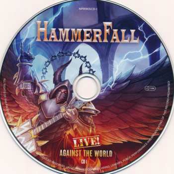 2CD/Blu-ray HammerFall: Live! Against The World LTD 21597