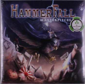 2LP HammerFall: Masterpieces (yellow/blue Bi-colored Vinyl) 402002