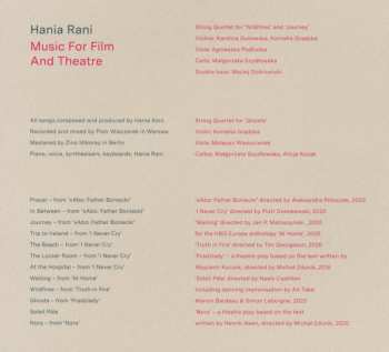 CD Hania Rani: Music For Film And Theatre 114781