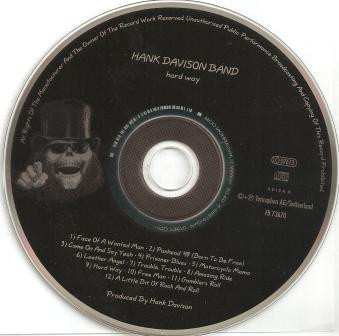 CD Hank Davison Band: Hard Way 429643