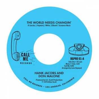 Album Hank Jacobs: The World Needs Changin' / Gettin’ On Down