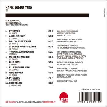 CD Hank Jones: Hank Jones Trio !!! 464603