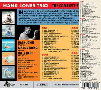 4CD Hank Jones Trio: Hank Jones Trio With Mads Vinding & Billy Hart The Complete Recordings 345616