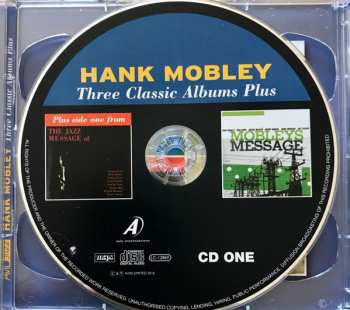 2CD Hank Mobley: Three Classic Albums Plus 328497