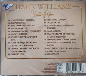 CD Hank Williams: Calling You 263178