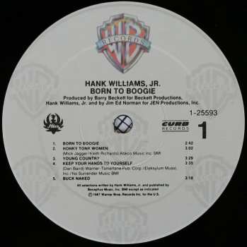 LP Hank Williams Jr.: Born To Boogie 123828