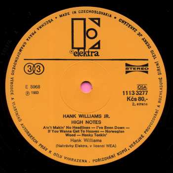 LP Hank Williams Jr.: High Notes 42452