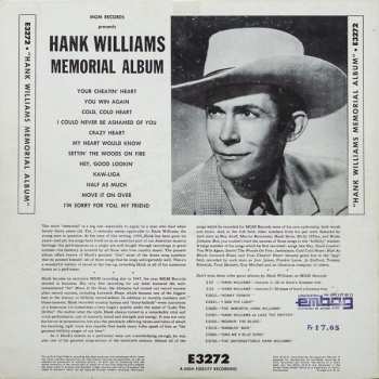 LP Hank Williams: Hank Williams Memorial Album