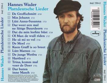 CD Hannes Wader: Plattdeutsche Lieder 118488