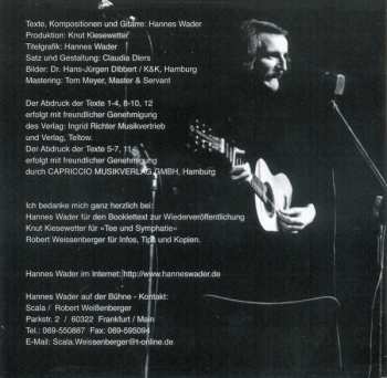 CD Hannes Wader: Singt Eigene Lieder 188053