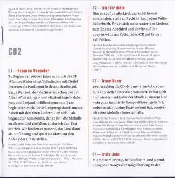 2CD Hannes Wader: Trotz Alledem (Lieder Aus 50 Jahren 1962-2012) 113489