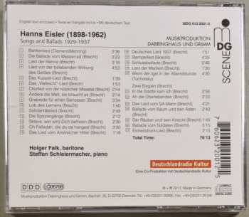CD Hanns Eisler: Lieder Vol. 1 470019