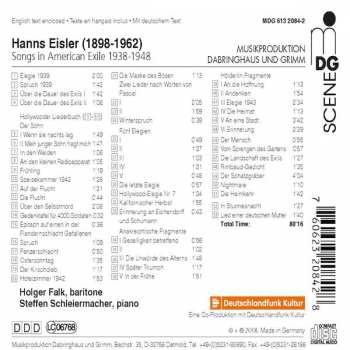CD Hanns Eisler: Lieder Vol. 3 114092