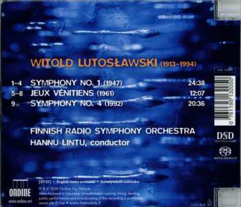 SACD Hannu Lintu: Symphonies Nos. 1 & 4 Jeux Vénitiens 112643