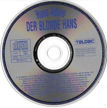 CD Hans Albers: Der Blonde Hans 485241