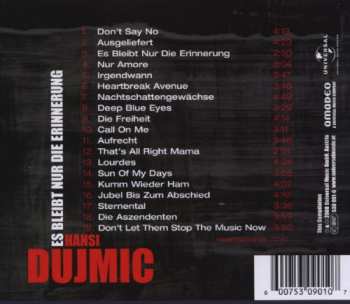 CD Hans Dujmic: Es bleibt nur die Erinnerung 352371