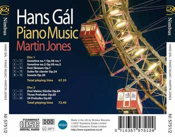 2CD Hans Gal: Piano Music 191902
