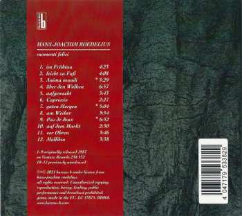 CD Hans-Joachim Roedelius: Momenti Felici DIGI 493762