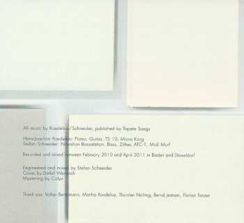 CD Hans-Joachim Roedelius: Stunden 464520