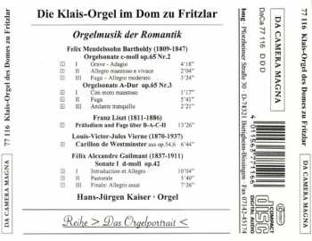 CD Hans-Jürgen Kaiser: Orgelmusik Der Romantik (Die Klais-Orgel Des Domes Zu Fritzlar) 440875