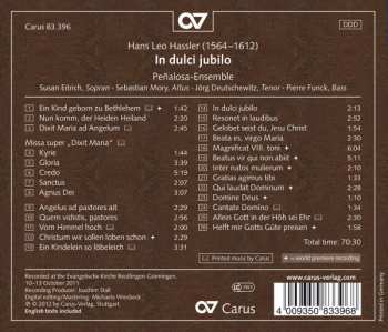 CD Hans Leo Haßler: In Dulcio Jubilo 312136