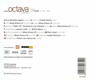 CD Hans Leo Haßler: Missa Octava 316555