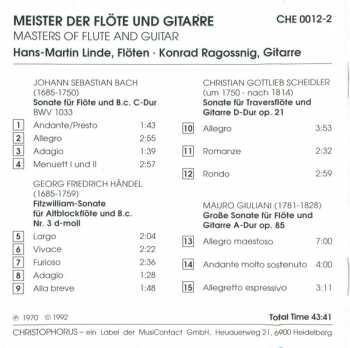 CD Hans-Martin Linde: Meister Der Flöte Und Gitarre 278275