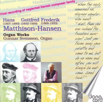 First Recording Of Neglected Danish Composer Family - Organ Works 
