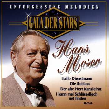 Album Hans Moser: Unvergessene Melodien