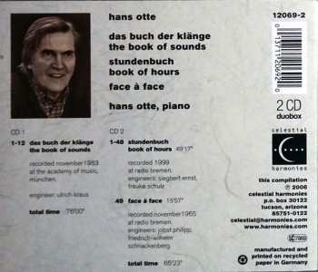 2CD Hans Otte: Das Buch Der Klänge / The Book Of Sounds, Stundenbuch / Book Of Hours, Face À Face 485256