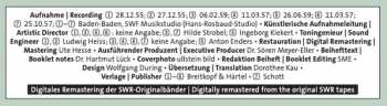 CD Hans Rosbaud: Hans Rosbaud Conducts Richard Wagner 322101