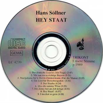 CD Hans Söllner: Hey Staat! 319677