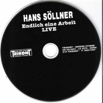 CD Hans Söllner: Endlich Eine Arbeit! Live 155985