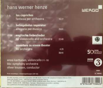 CD Hans Werner Henze: Heliogabalus Imperator / Works For Orchestra 306814