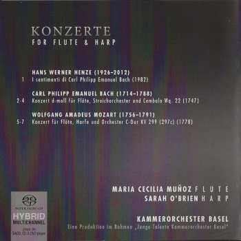 SACD Hans Werner Henze: Konzerte For Flute & Harp 298019